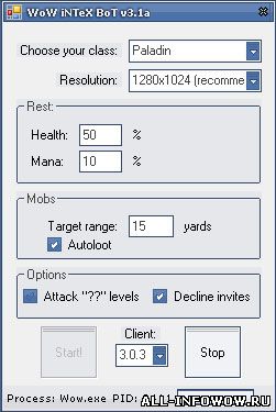 WoW iNTeX BoT v.3.1.a