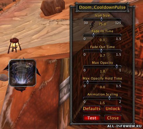 Doom_CooldownPulse для WoW 3.1, 3.0.X, 2.4